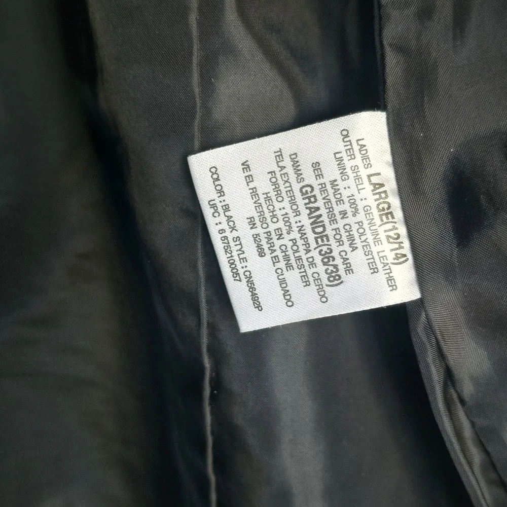 Ladies Leather Blazer - Picture 4 of 6